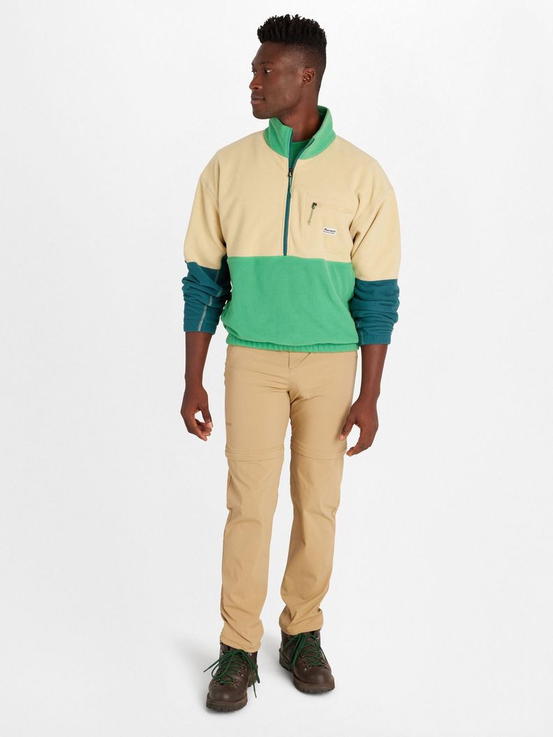 Polar Marmot Hombre Retro Rocklin 45323 Zip Verde-2