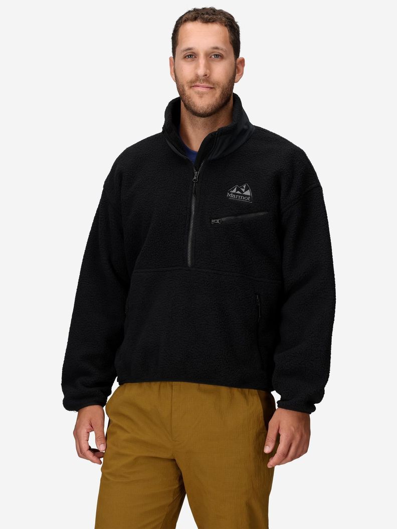 Polar Marmot Hombre 94 Eco Recycled Fleece Negro