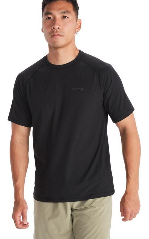 Polera Marmot Hombre Windridge Ss Negro-0