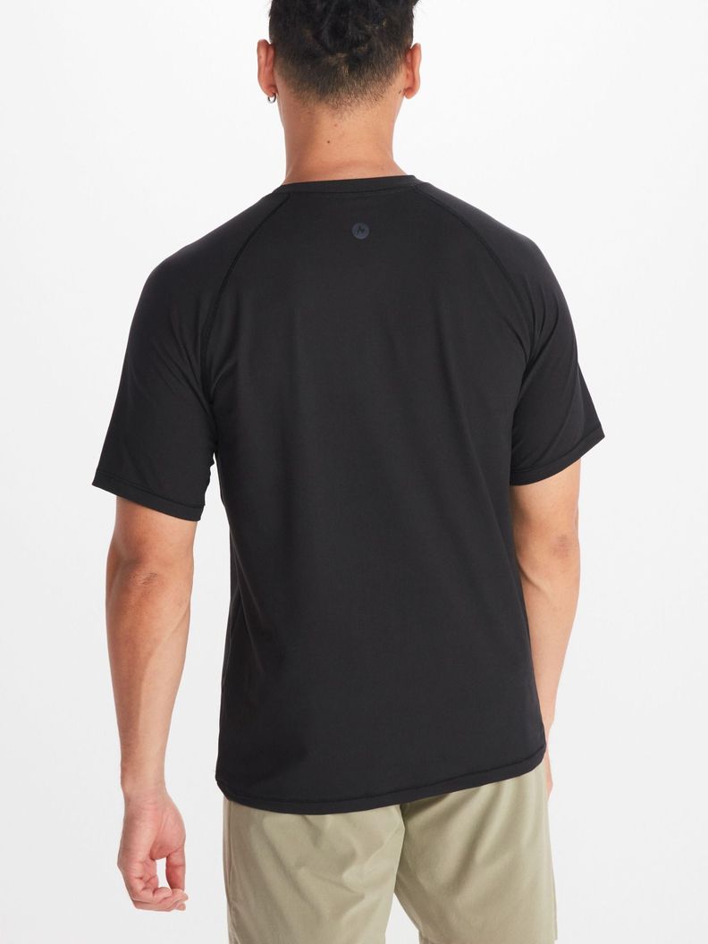 Polera Marmot Hombre Windridge Ss Negro-1