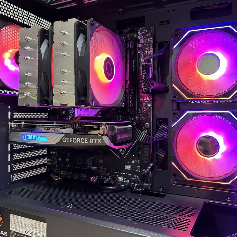PC Gamer Amd Ryzen 5 7600 6-Core + B650 WIFI+BT + 16GB DDR5 + RTX 3060 12GB-5