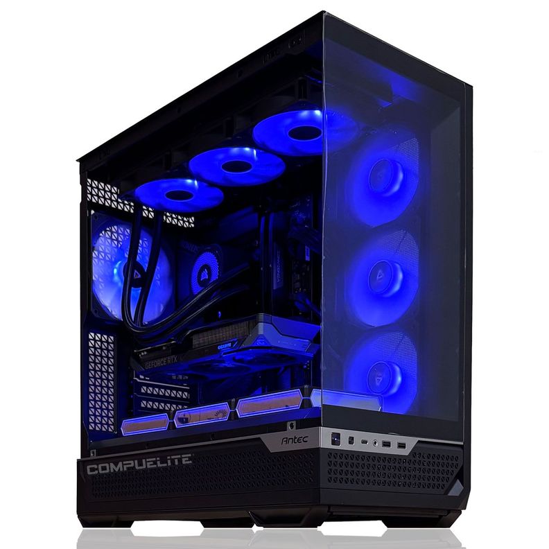 PC ELITE Intel i7 14700KF 20-Core + 64GB + RX 9070 XT 16GB | PCE485 Negro [ 1 ]