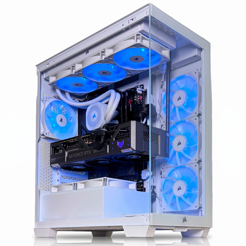 PC ELITE Amd Ryzen 7 9800X3D 8-Core + 32GB + RX 9070 XT 16GB | PCE689 Negro [ 1 ]