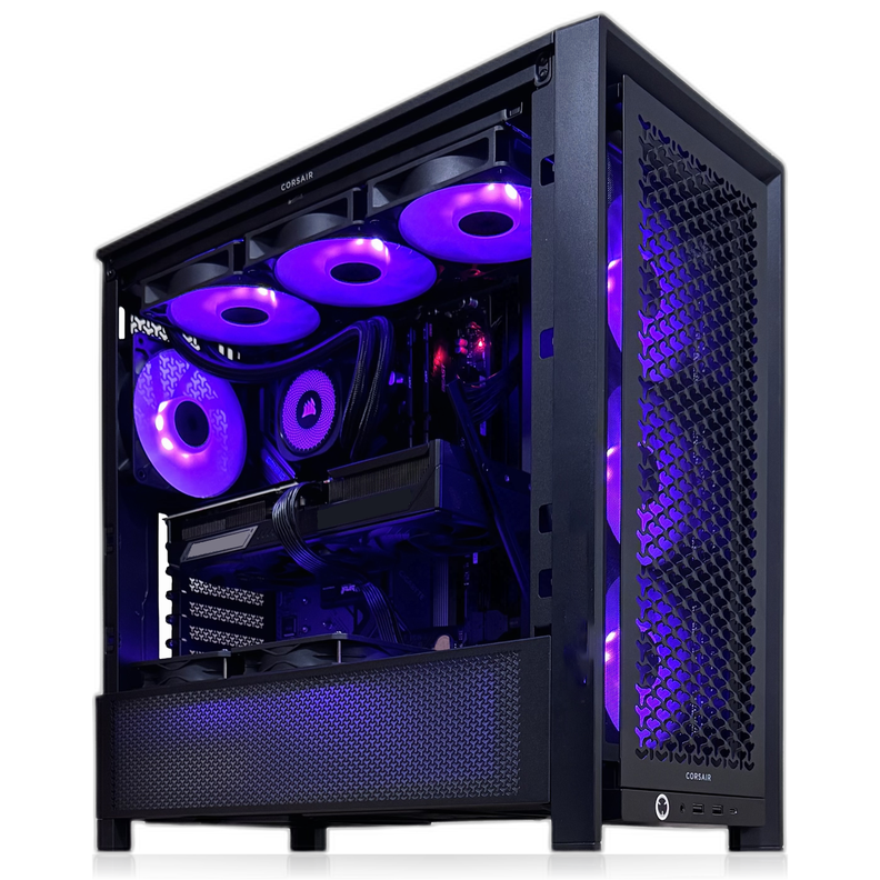 PC ELITE Amd Ryzen 7 9800X3D 8-Core + 64GB + RTX 5070 12GB | PCE612 Negro [ 1 ]