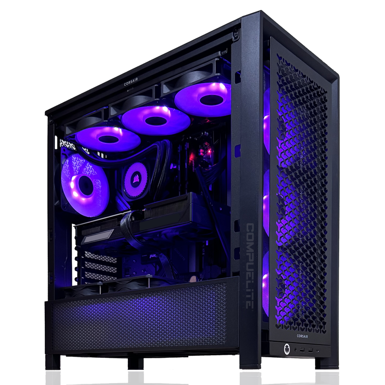 PC ELITE Amd Ryzen 9 9900X 12-Core + 64GB + RTX 5070 12GB | PCE613 Negro [ 1 ]