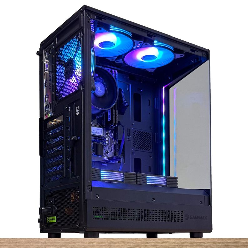PC Gamer Amd Ryzen 5 8600G 6-Core + Radeon + A620 + WIFI + 32GB DDR5 + SSD 1TB-3