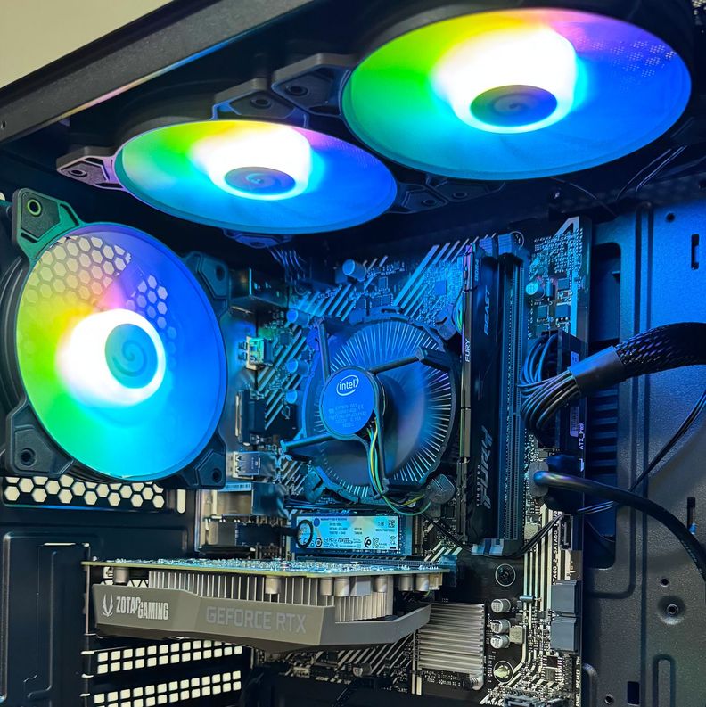 PC Gamer Amd Ryzen 5 5500 6-Core + A520 WIFI + 16GB DDR4 + RTX 3050 6GB-3