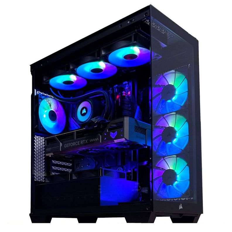 PC ELITE Amd Ryzen 9 9900X3D 12-Core + 64GB + RTX 5070 12GB | PCE667 Negro [ 1 ]