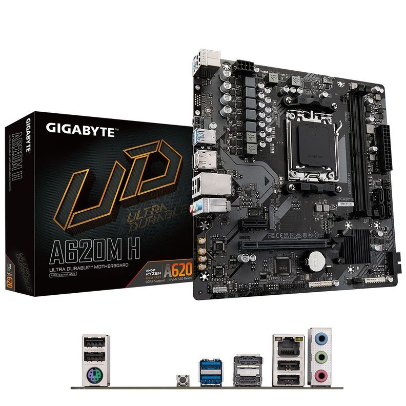 Mini Pc Slim Amd Ryzen 7 8700G 8-Core + Radeon + A620 WIFI + 16GB DDR5 + SSD 1TB-3