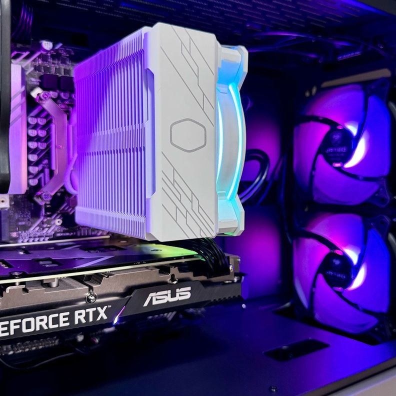 PC Gamer Amd Ryzen 5 5500 6-Core + B550 WIFI+BT + 16GB + RX 7600 8GB-5