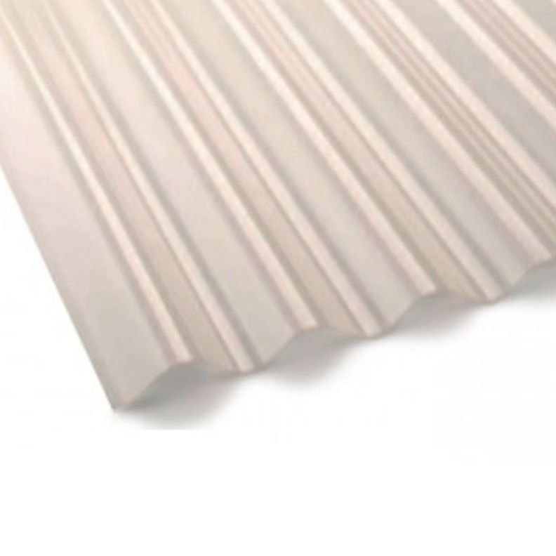 Policarbonato Ondulado 0,5mm Bronce 0,81x3,5 mts DVP-0