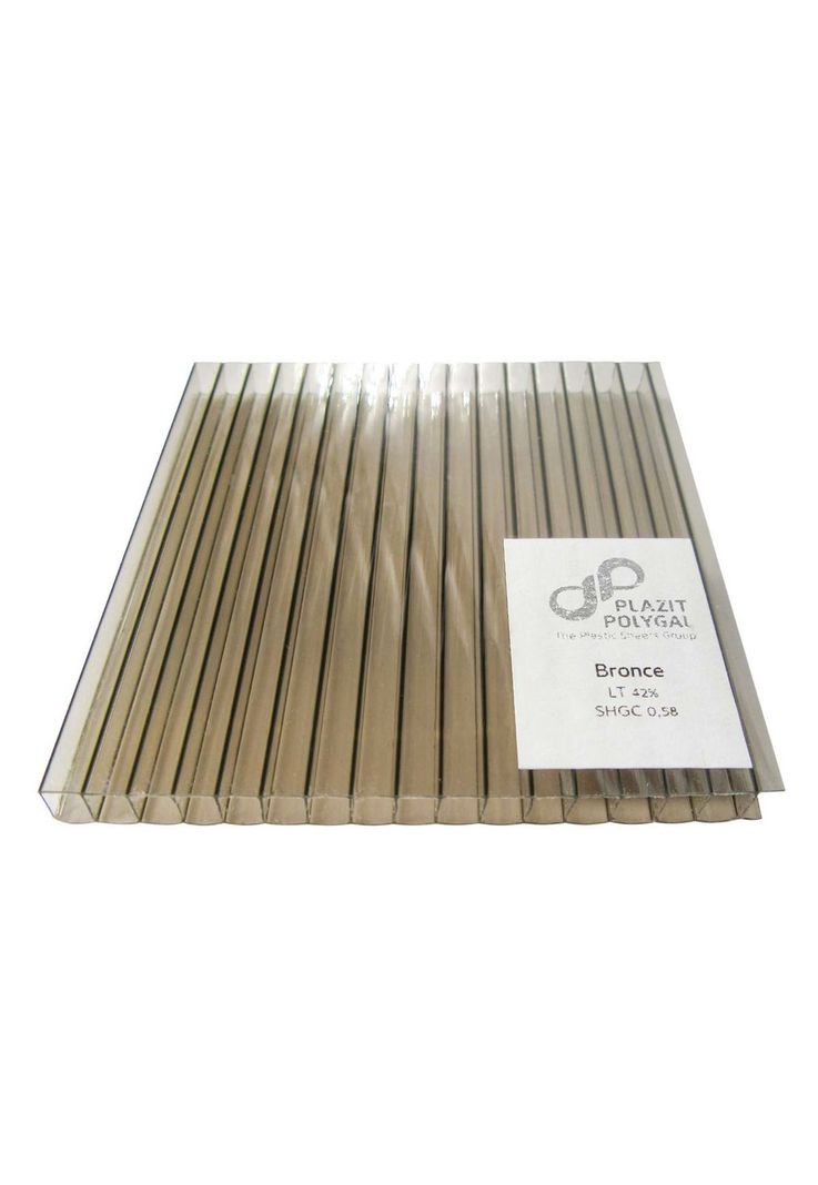 Policarbonato Alveolar 1050x2900x6mm Bronce DVP-3