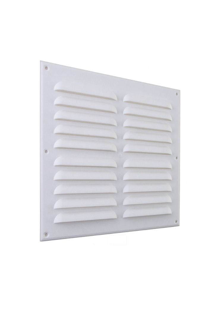 Celosía Ventilación PVC Plana 23x23 cm Blanco 1un DVP-1