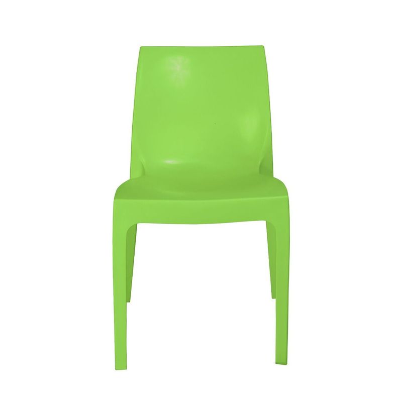 Silla Plástica Pistacho Resistente Con Filtro Uv Dvp-1