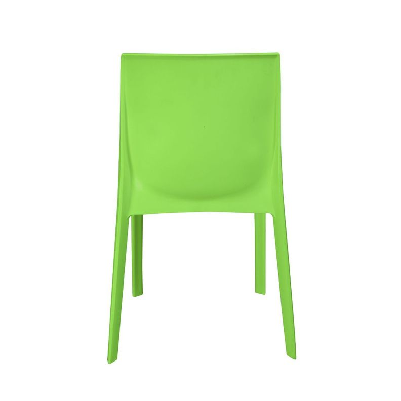 Silla Plástica Pistacho Resistente Con Filtro Uv Dvp-2