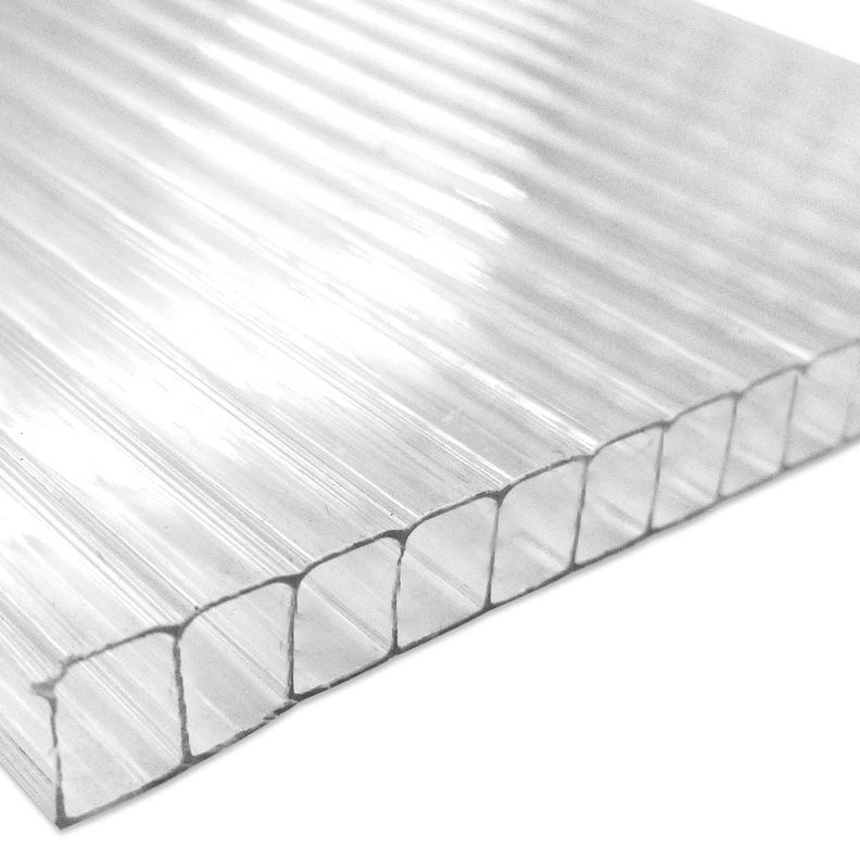 Policarbonato Alveolar 2100x2900x10mm Transparente DVP-1