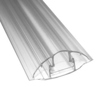 Perfil Conector Hcp 5,80m Base y Tapa Transparente 6-8mm DVP-0