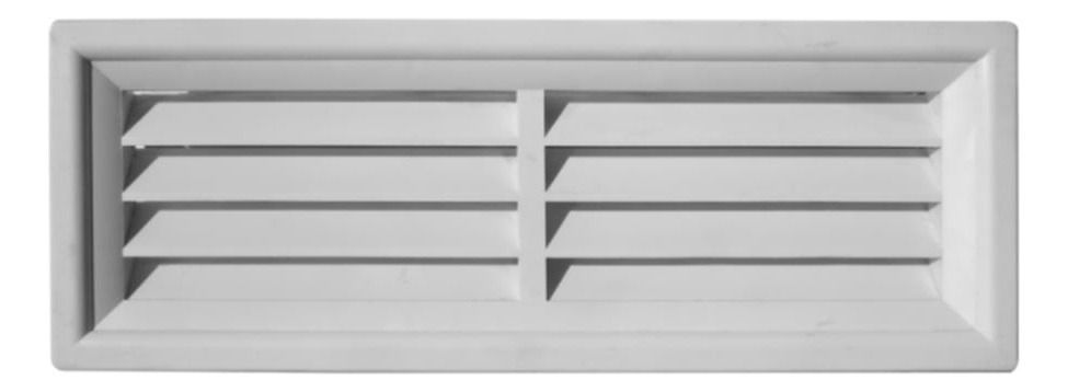 Celosia Ventilacion Pvc Beagle 35x13 Cm Blanco 1un Dvp