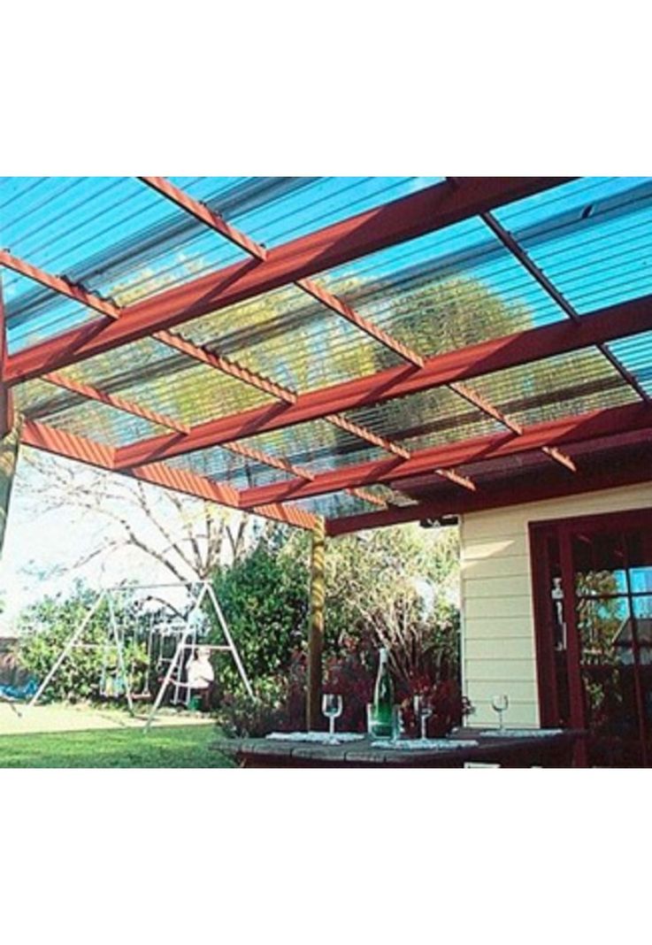 Policarbonato Ondulado 0,81x2,0mts 0,5mm Transparente DVP-1