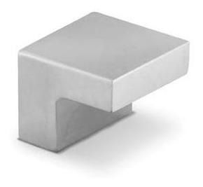 Perilla Cubica 16 Mm Niquel Caja 50 Un