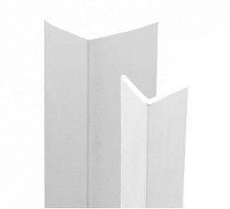 Esquinero perfil l 20 x 20  blanco-0