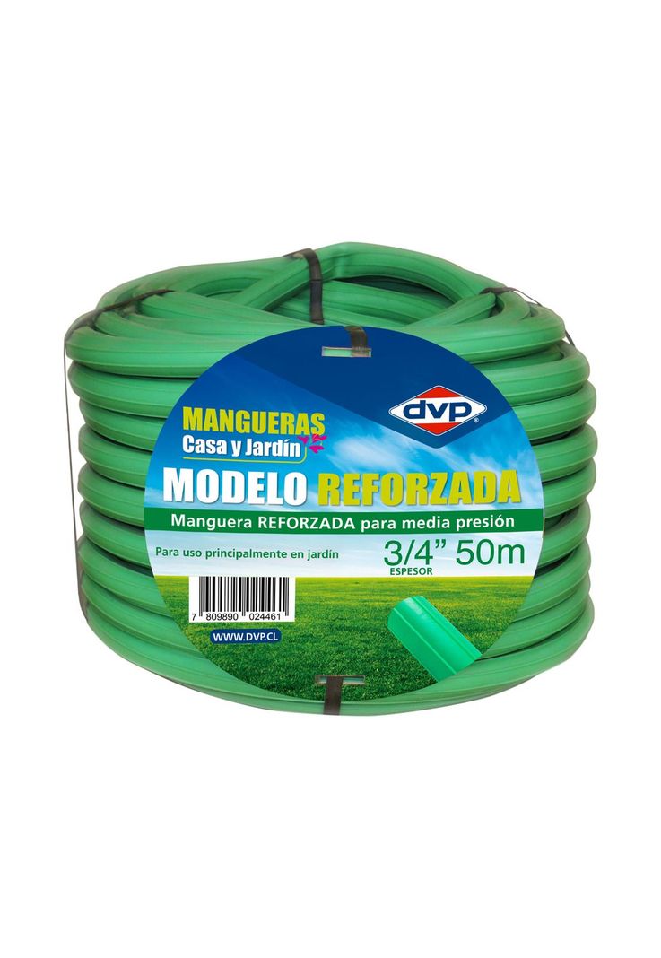 Manguera Pvc Reforzada 50mts 3/4 Pulgadas Dvp-0
