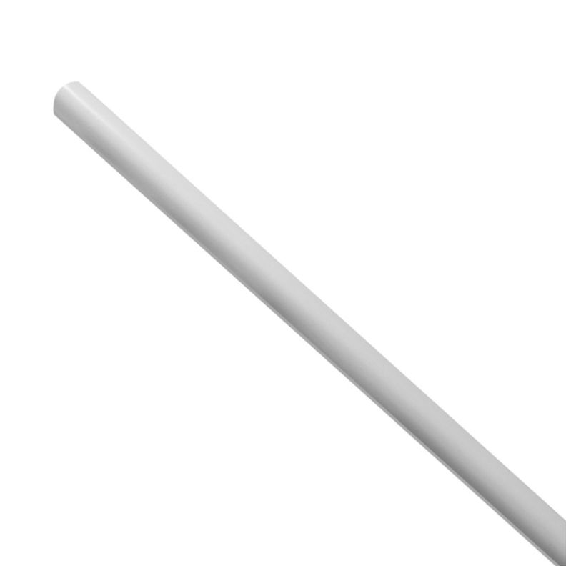 Barra Baño o Closet Redonda 1'' Blanco 1,5 Metros Dvp-1