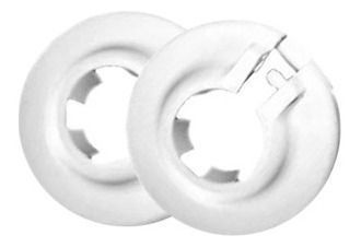Roseta Cubre Fallas 1/2" Blanco 10 unidades-0