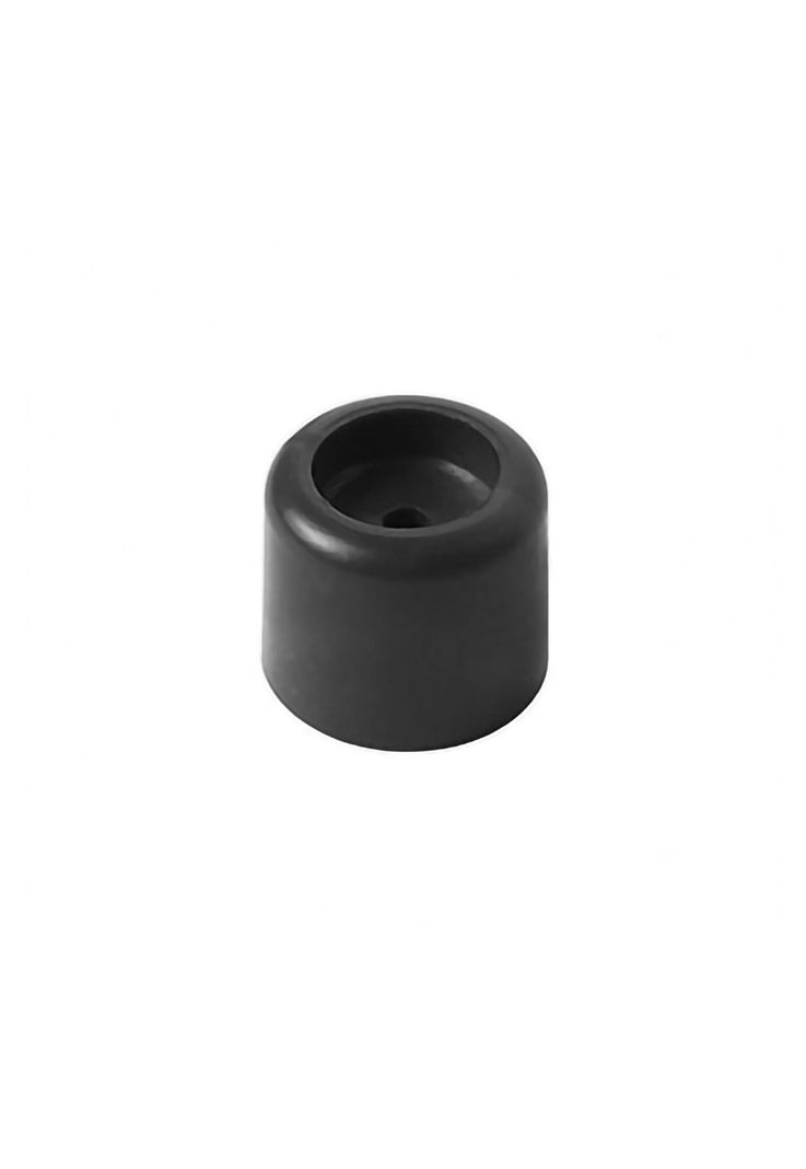 Tope de Puerta PVC Redondo 25mm Negro 20 Unidades DVP-0
