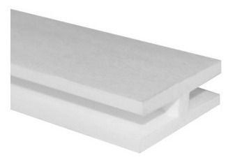 Perfil H Conector Enrejado Treillage PVC Blanco DVP-0
