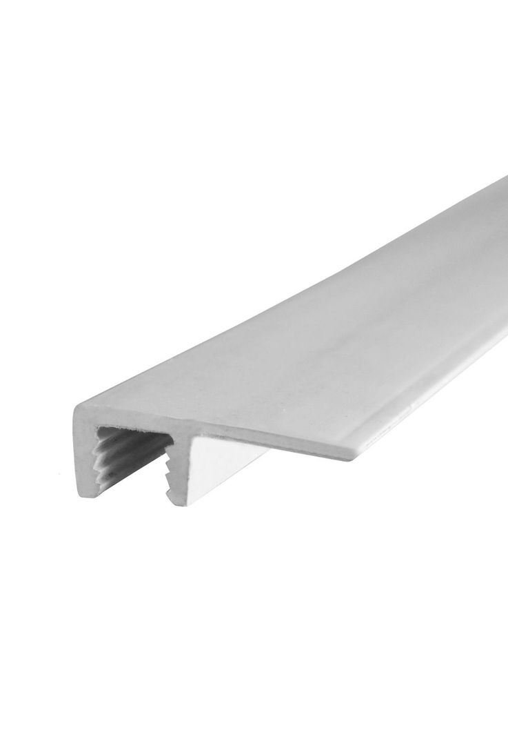 Perfil Inferior Cubrejunta Pro 40mm 3mt Blanco DVP-0