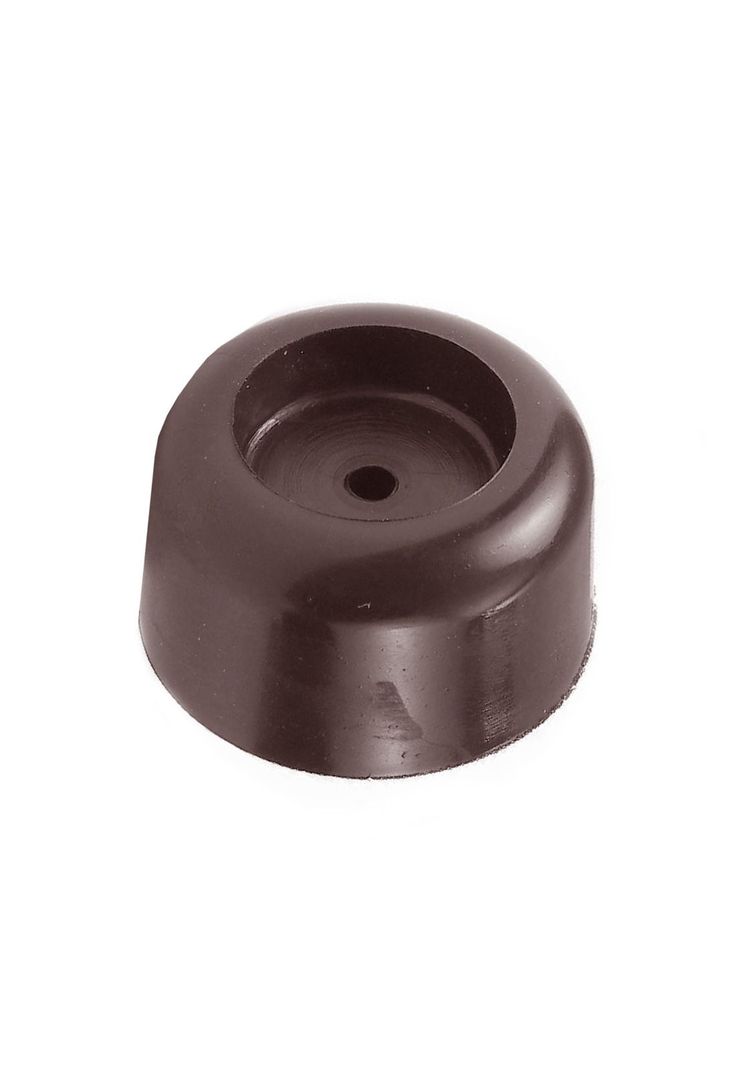 Tope de Puerta Redondo 40 mm Plástico Café 60 un DVP-0