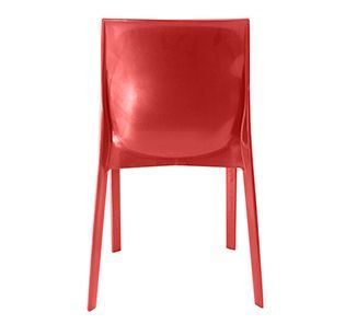 Silla Plástica Roja Resistente con Filtro UV DVP-2