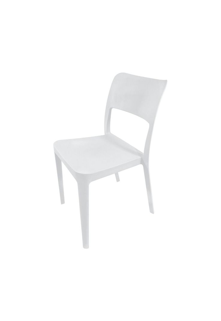 Silla Plástica Minimal Gris DVP-0