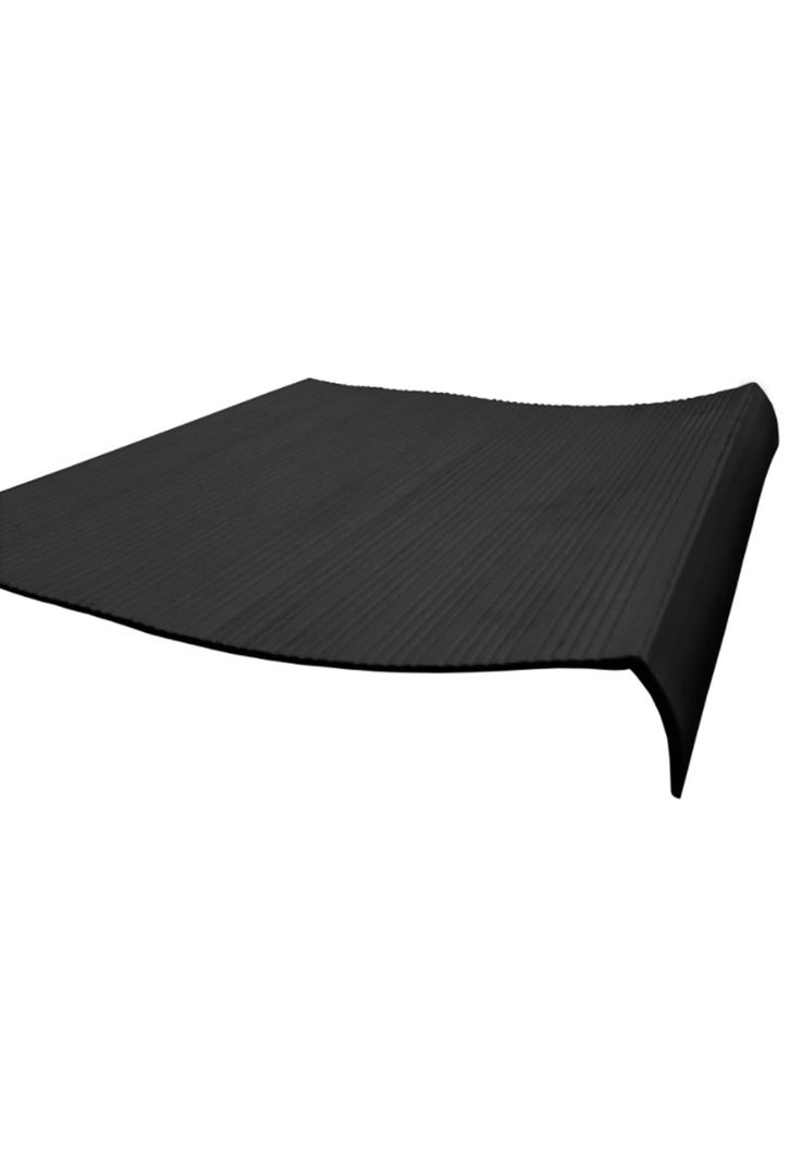 Grada Clásica Escalera PVC 0,5x1,2 mts Negro DVP-0