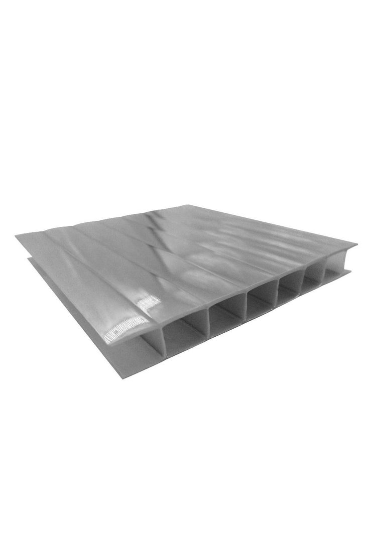 Policarbonato Polishade 6mm 2 UV Gris Metal 2,1x2,9mts DVP-0
