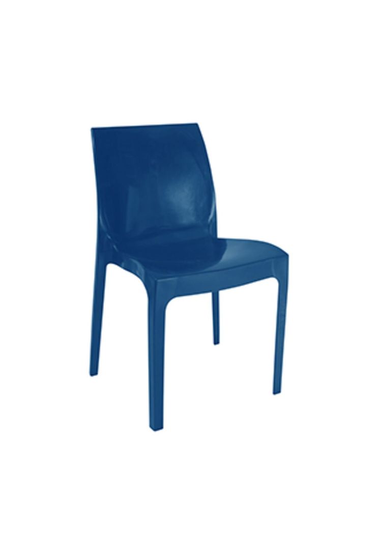 Silla Plástica Azul Resistente con Filtro UV DVP-1