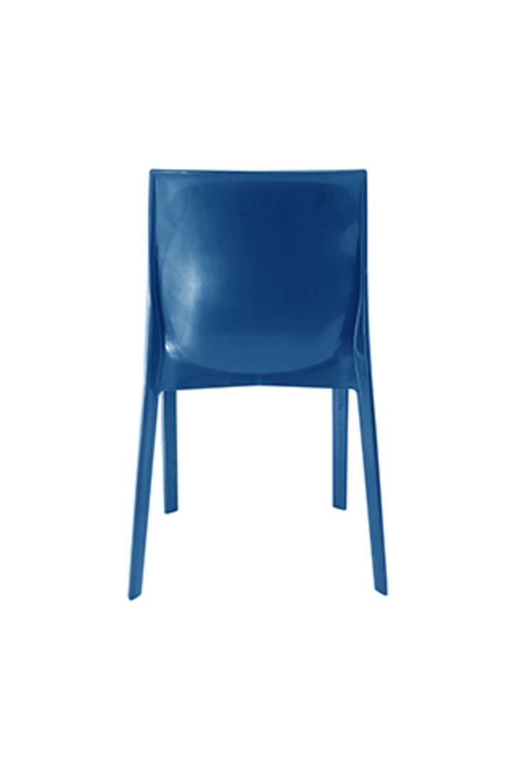 Silla Plástica Azul Resistente con Filtro UV DVP-2