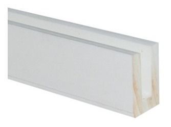 Perfil U Terminal Enrejado Treillage PVC Blanco DVP-0