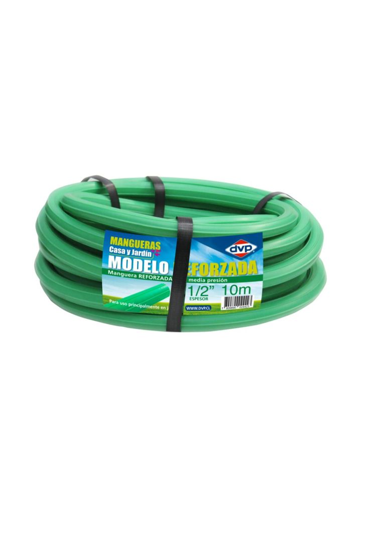Manguera PVC Reforzada 10mts 1/2 Pulgadas DVP-0