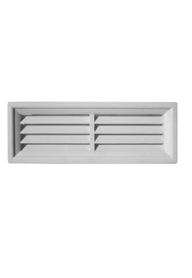 Celosia Ventilacion PVC Beagle 35x13 cm Blanco 10un DVP