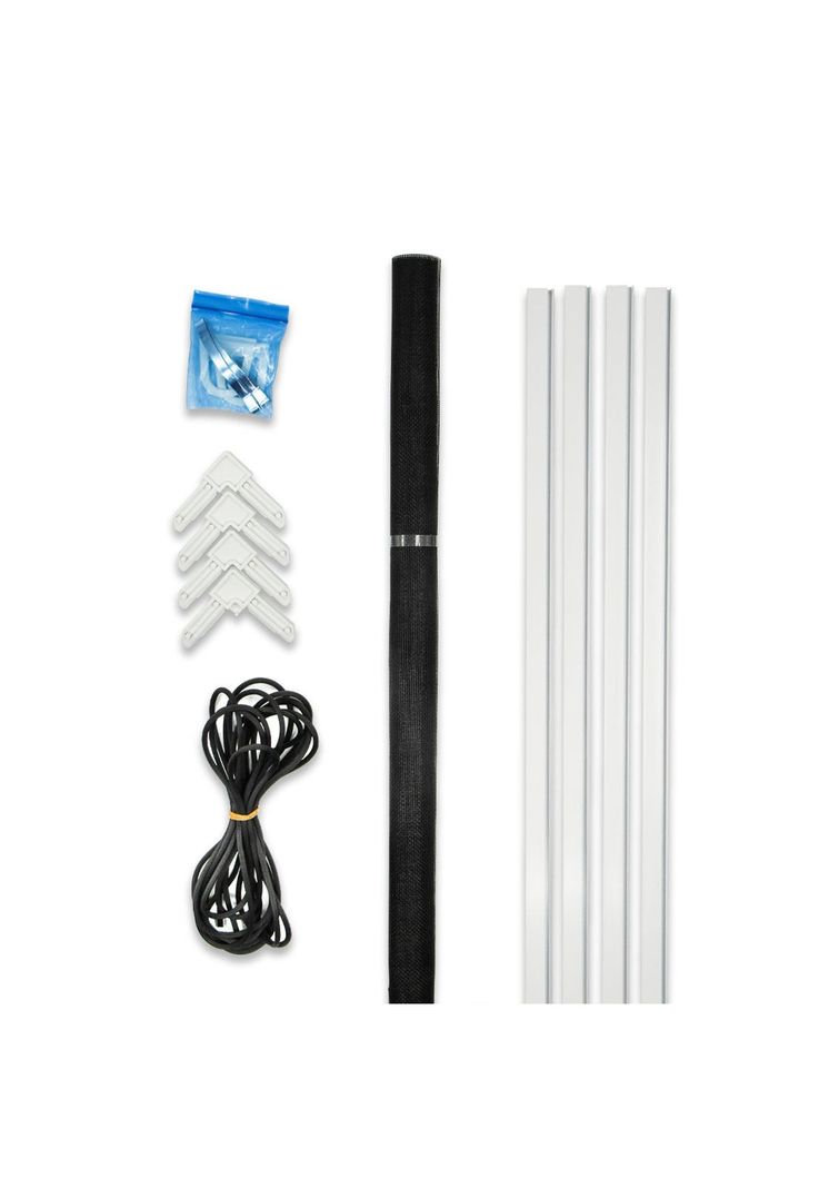 Kit Mosquitero Puerta 100x240cm Ajustable Blanco DVP-2