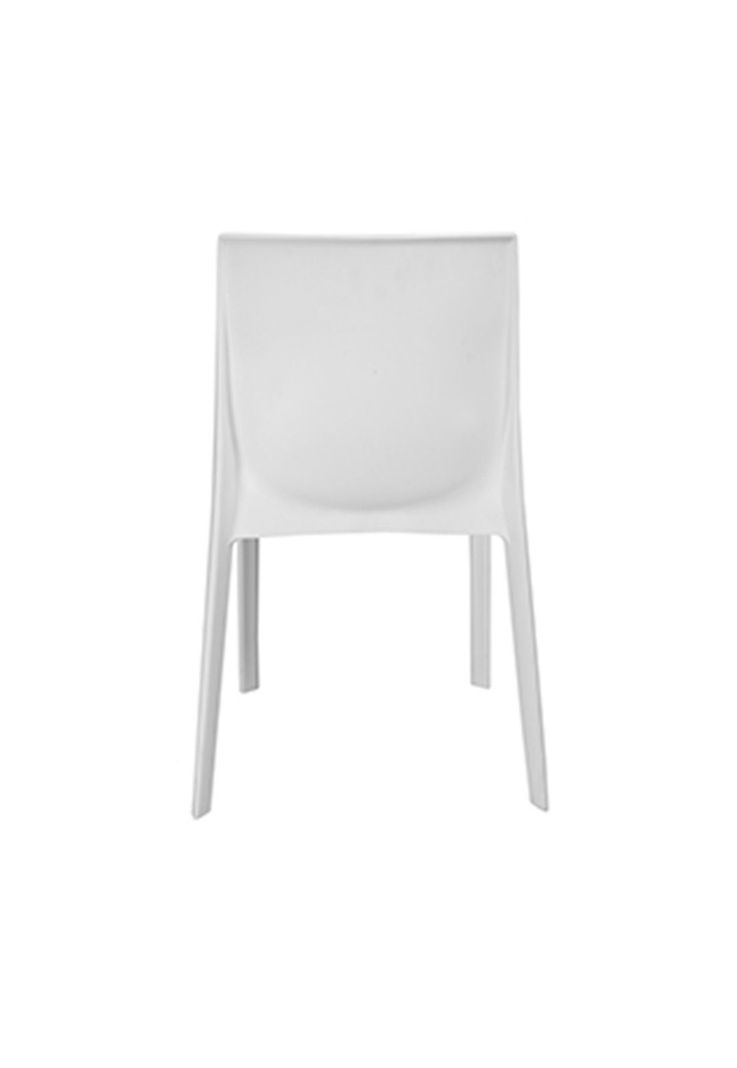 Silla Plástica Blanca Resistente con Filtro UV  DVP-1