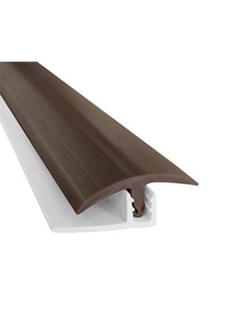 Cubrejunta Doble Superior 40x8mm 60mts Café DVP-0