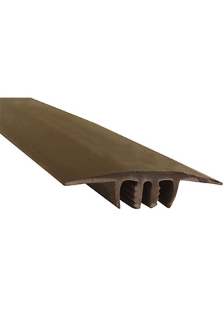 Cubrejunta Doble Rigido PRO 45x8mm 3,1mts Café DVP-0