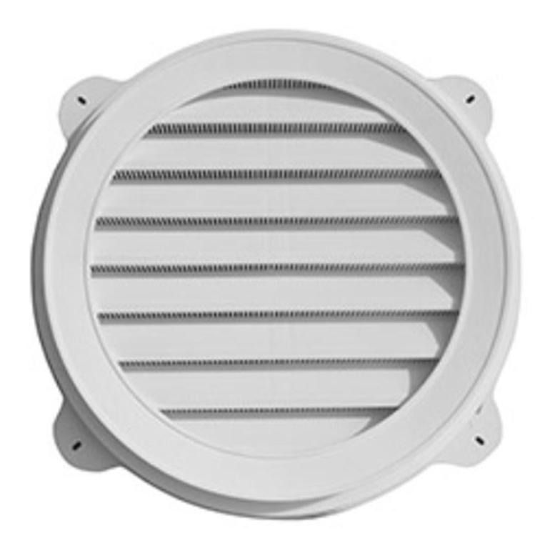 Celosia Pvc Circular Fronton Exterior 18  Blanca Dvp