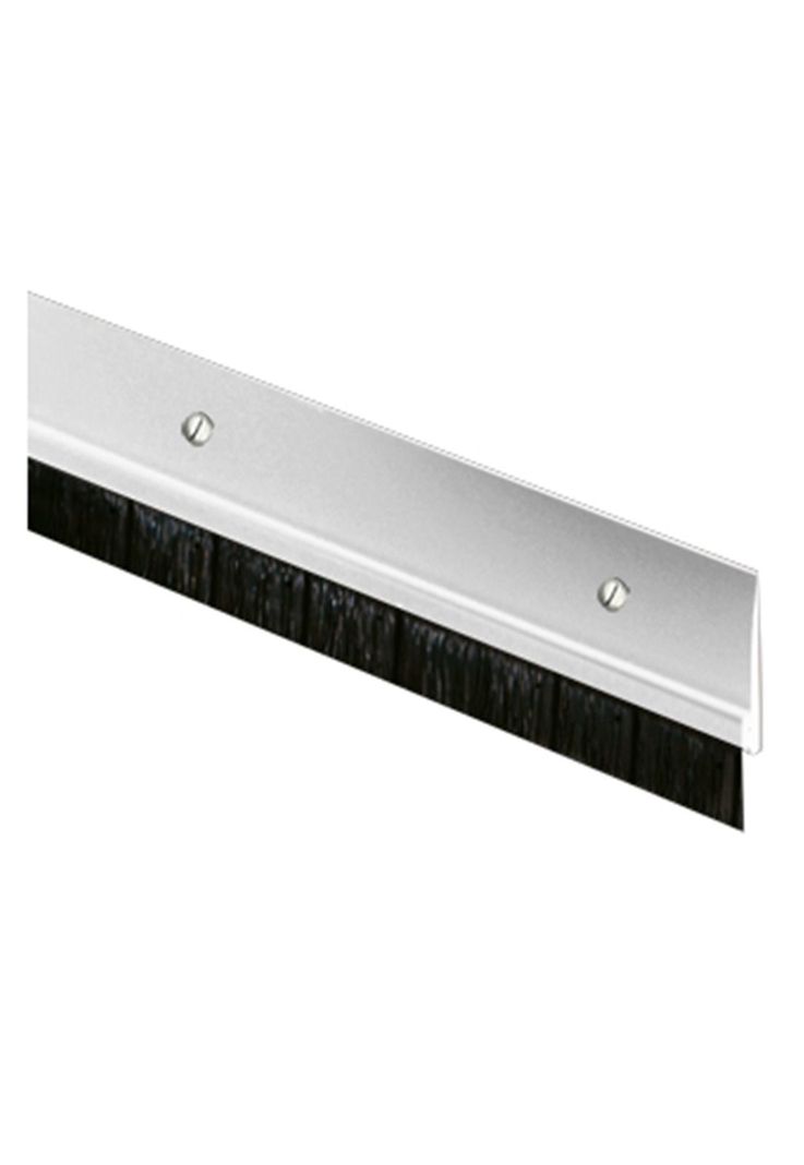 Guardapolvo Puerta con Pernos Cepillo 1 metro Blanco DVP-0