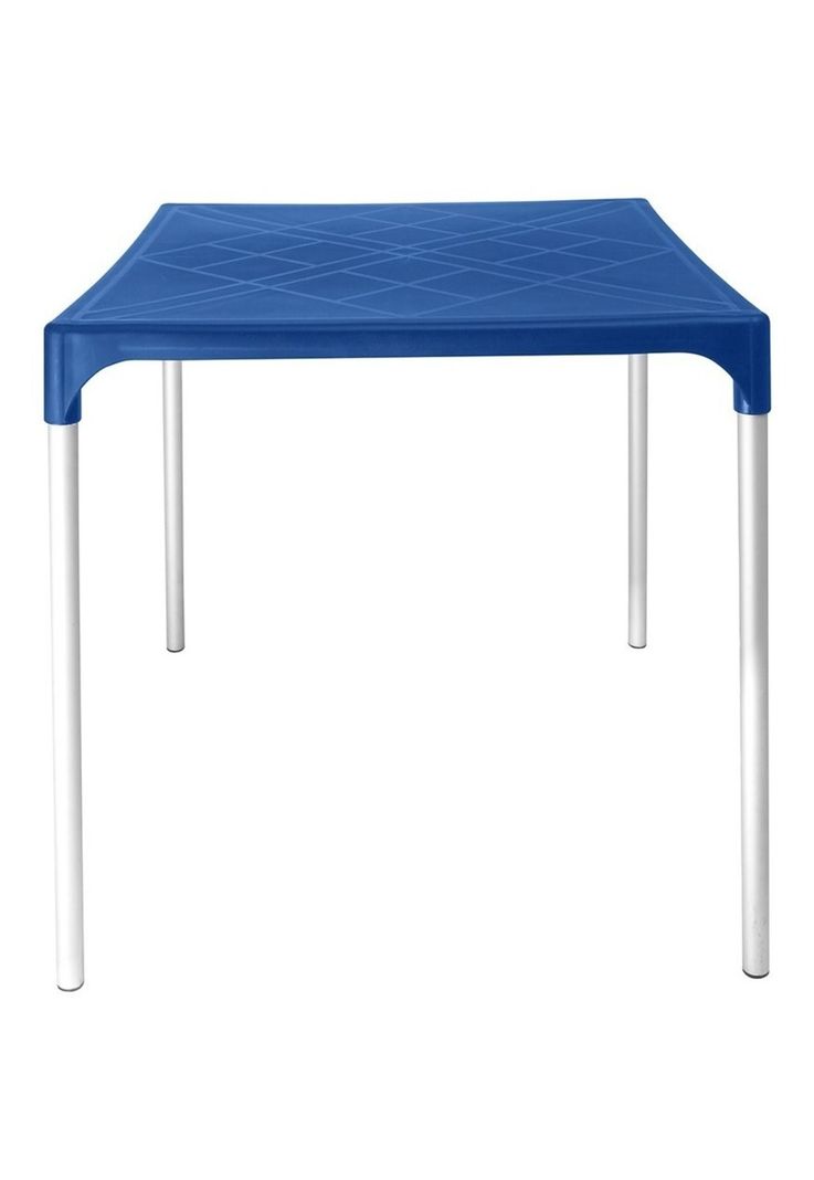 Mesa Plástica Exterior 75x70x70cm Azul DVP-3