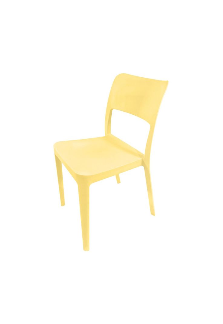 Silla Plástica Minimal Vainilla DVP-0