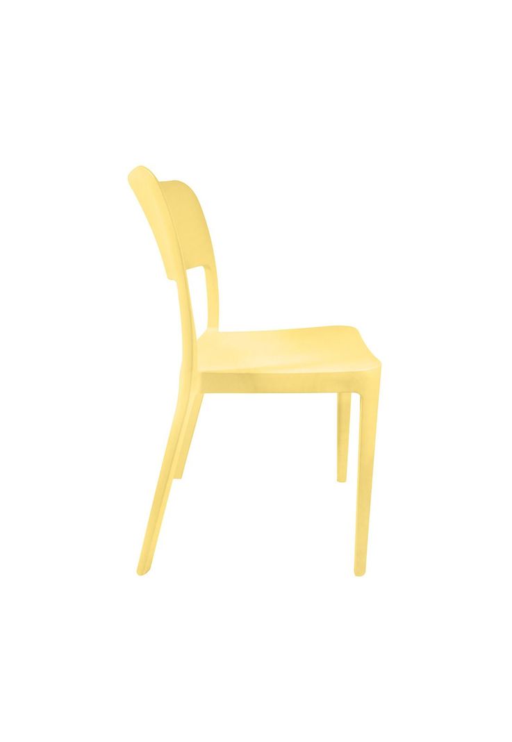 Silla Plástica Minimal Vainilla DVP-2